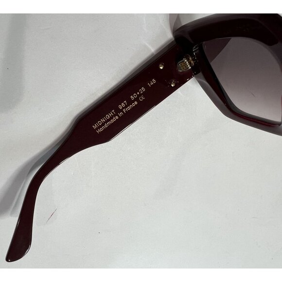 Emmanuelle Khanh Midnight Sunglasses in Red - Picture 6 of 6